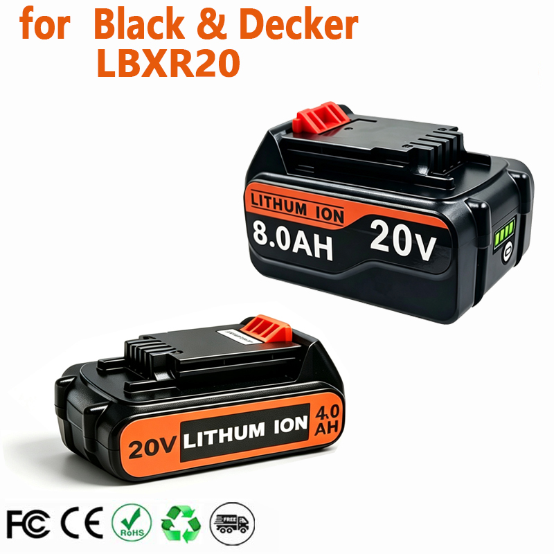 Black+Decker Tool 20V Max - Аккумулятор 18В 3.0Ач 8.0Ач BL2018, замена