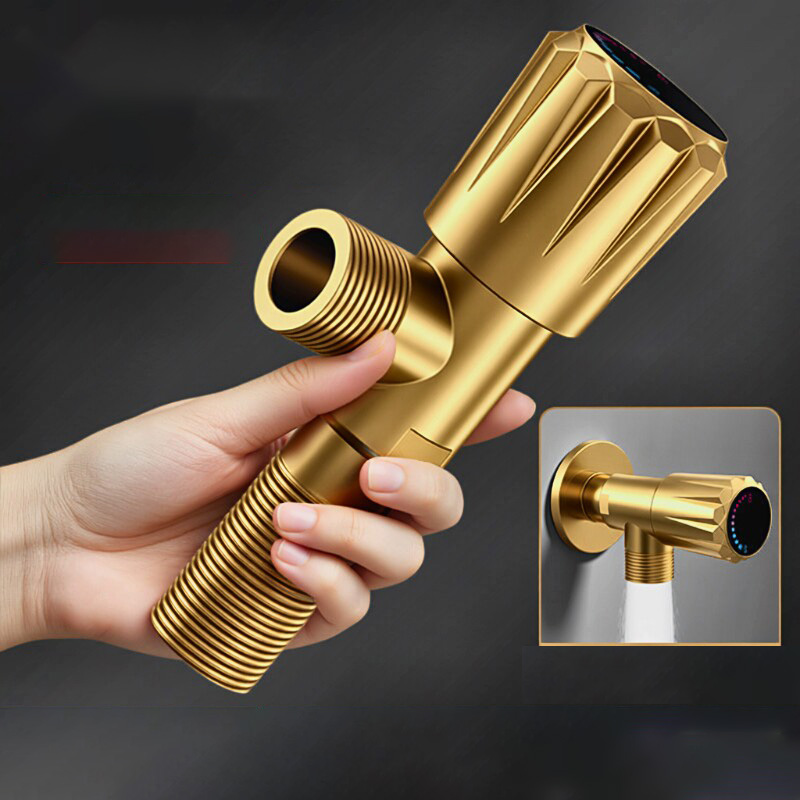 Toilet Fill Valve - Латунный угловой кран высокого давления для